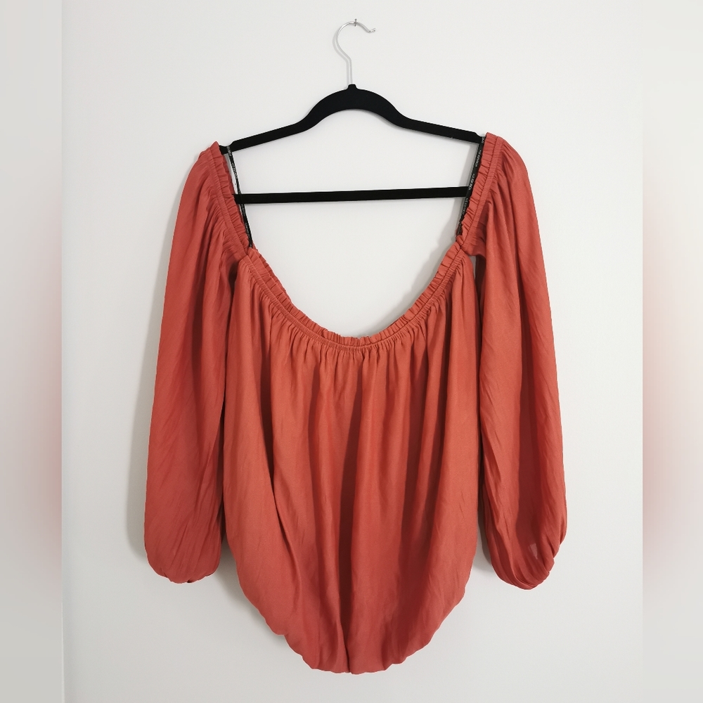Forever21 Ruched Off shoulder top